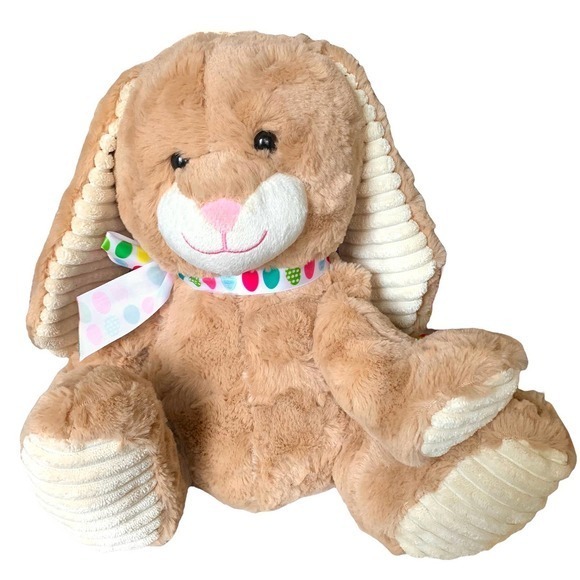 - NWOT Animal Adventure Easter Eggs Bunny Rabbit Stuffed Plush Toy Brown - Picture 2 of 8